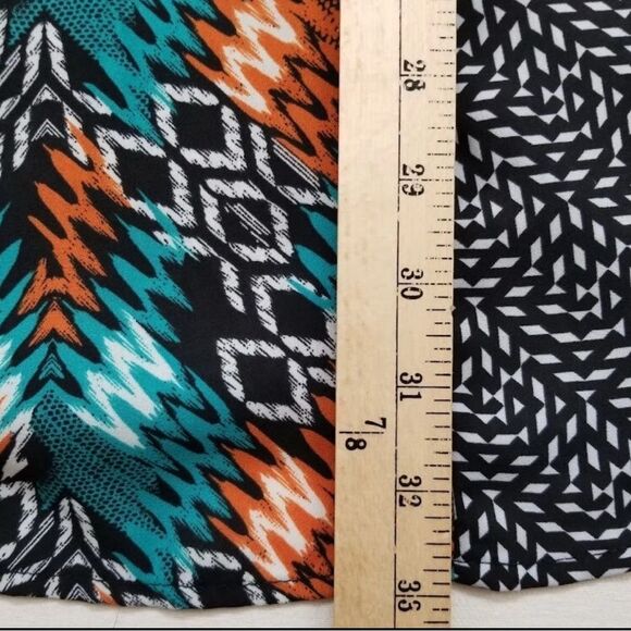 Xhilaration Tank Dress Women’s SP Multicolor Geometric Scoop Sleeveless Summer - Picture 10 of 11